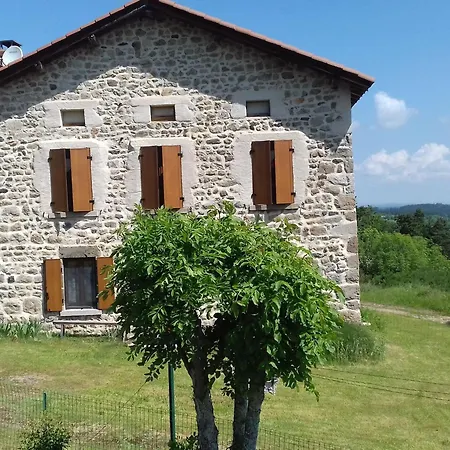 Hébergement de vacances Maison En Pierres Avec Cheminée Et Jardin - Proche St-paulien - Fr-1-582-305
